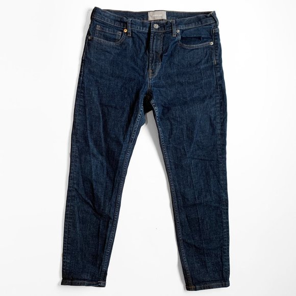 Everlane Ankle Jeans Dark Wash - Picture 1 of 4
